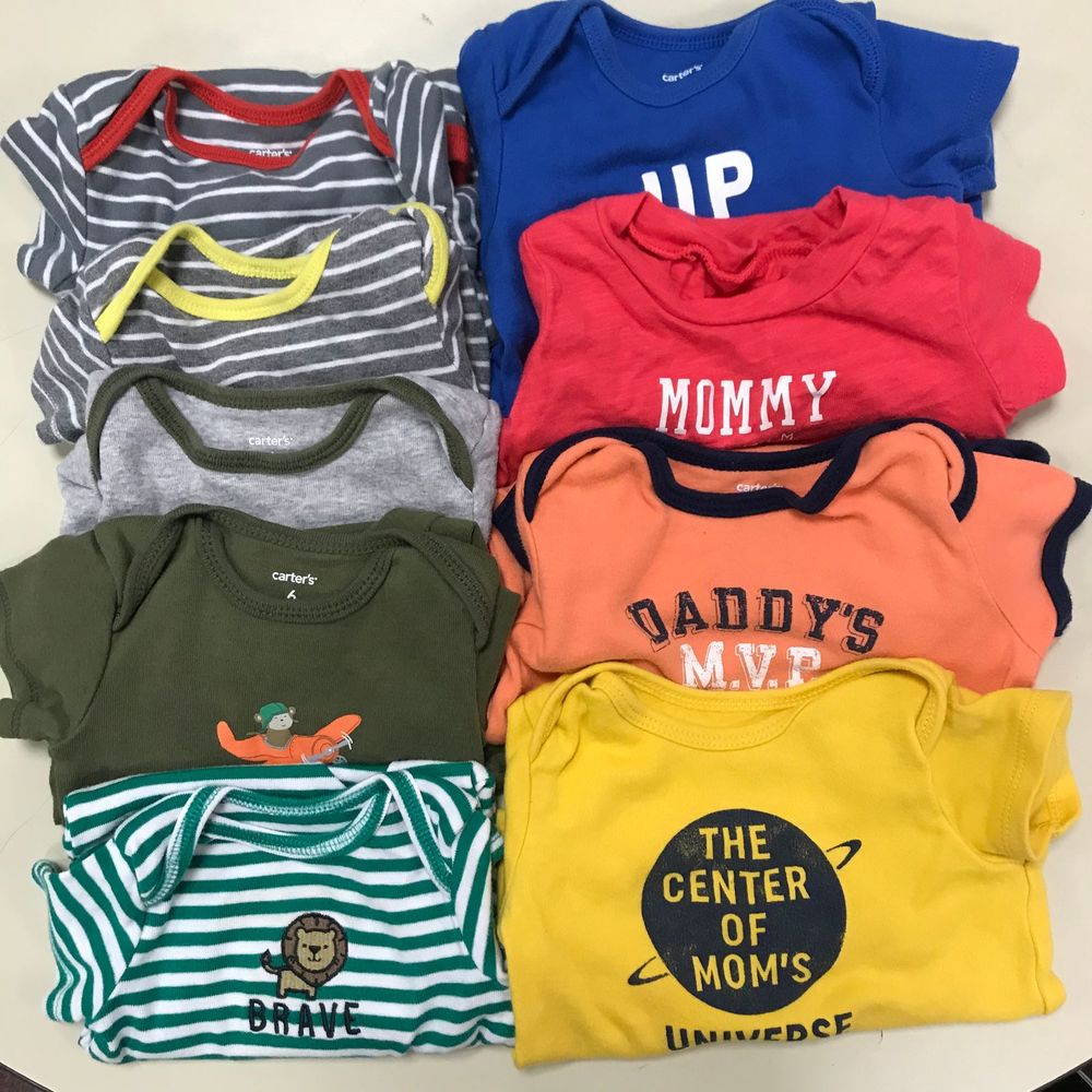 Baby 9pc Onesie Bundle 6 Months EUC